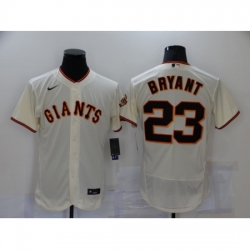 Men's Nike San Francisco Giants #23 Kobe Bryant Cream Elite Collection Jersey