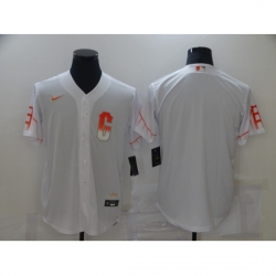 Men's San Francisco Giants Blank Nike White 2021 City Connect Replica Player Jersey