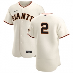 San Francisco Giants 2 Daniel Robertson Men Nike Cream Home 2020 Authentic Player MLB Jersey