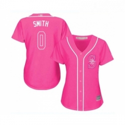 Womens Seattle Mariners 0 Mallex Smith Replica Pink Fashion Cool Base Baseball Jersey 