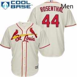 Mens Majestic St Louis Cardinals 44 Trevor Rosenthal Replica Cream Alternate Cool Base MLB Jersey