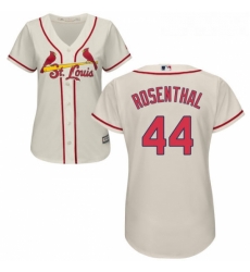 Womens Majestic St Louis Cardinals 44 Trevor Rosenthal Authentic Cream Alternate Cool Base MLB Jersey