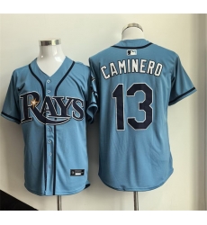 Men Tampa Bay Rays 13 Junior Caminero Blue 2026 Limited Stitched Baseball Jersey Men Tampa Bay Rays 13 Junior Caminero Blue 2026 Limited Stitched Baseball Jersey