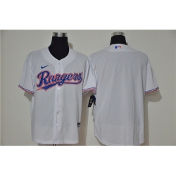 Rangers Blank White Nike 2020 Cool Base Jersey