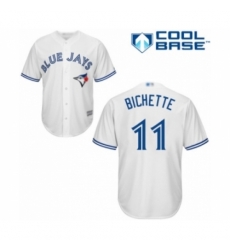 Youth Toronto Blue Jays #11 Bo Bichette Authentic White Home Baseball Player Jersey