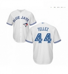 Youth Toronto Blue Jays 44 Rowdy Tellez Replica White Home Baseball Jersey 