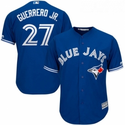 Youth Toronto Blue Jays Vladimir Guerrero Jr Majestic Royal Alternate Official Cool Base Player Jersey 