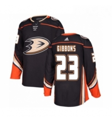 Youth Adidas Anaheim Ducks 23 Brian Gibbons Premier Black Home NHL Jersey 