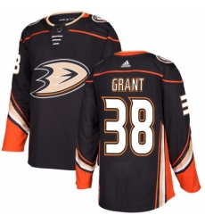 Youth Adidas Anaheim Ducks 38 Derek Grant Authentic Black Home NHL Jersey 