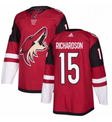 Youth Adidas Arizona Coyotes 15 Brad Richardson Premier Burgundy Red Home NHL Jersey 