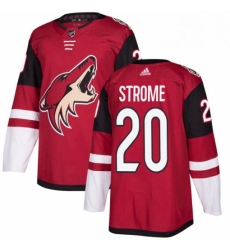 Youth Adidas Arizona Coyotes 20 Dylan Strome Authentic Burgundy Red Home NHL Jersey 