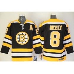 Boston Bruins #8 Cam Neely Black CCM Throwback Stitched NHL Jersey