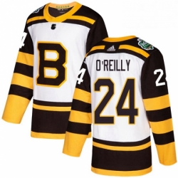 Mens Adidas Boston Bruins 24 Terry OReilly Authentic White 2019 Winter Classic NHL Jerse