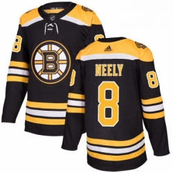 Mens Adidas Boston Bruins 8 Cam Neely Authentic Black Home NHL Jersey 