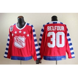 Blackhawks #30 ED Belfour Red All Star CCM Throwback 75TH Stitched NHL Jersey