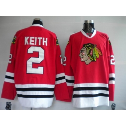 Chicago Blackhawks #2 Duncan Keith red hockey Jersey