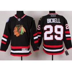 Chicago Blackhawks 29 Bryan Bickell Black 2014 Stadium Series NHL Jersey A PATCH