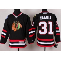 Chicago Blackhawks 31 Antti Raanta Black 2014 Stadium Series NHL Jersey A PATCH