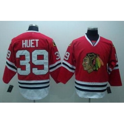 Chicago Blackhawks 39 HUET jersey red