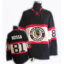 Chicago Blackhawks #81 Marian Hossa NEW Third jersey black