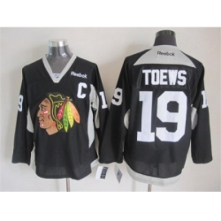 NHL Chicago Blackhawks #19 Jonathan Toews black jerseys