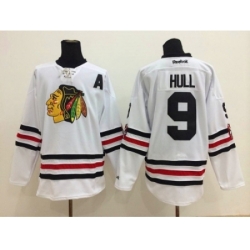 NHL Chicago Blackhawks #9 Bobby Hull 2015 Winter Classic White Jerseys