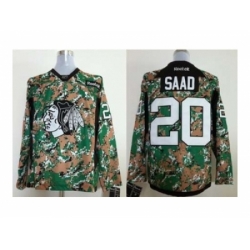 NHL Jerseys Chicago Blackhawks #20 Saad camo