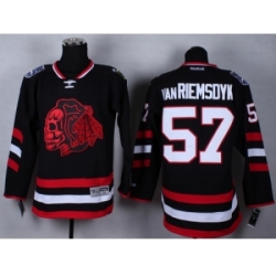 NHL chicago blackhawks #57 vanriemsdyk black Stitched jersey[2014 new stadium]