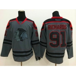 NHL chicago blackhawks #91 richards Charcoal Cross Check Jerseys