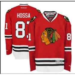 mens Chicago Blackhawks Marian Hossa Red Home Premier Jersey