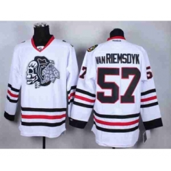 nhl jerseys chicago blackhawks #57 van riemsdyk white-1[the skeleton head]