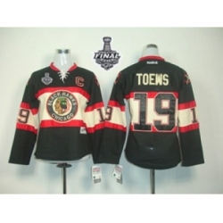 women nhl jerseys chicago blackhawks #19 toews black New Third[2015 stanley cup][patch C]