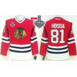 women nhl jerseys chicago blackhawks #81 hossa red[2015 stanley cup]