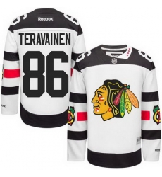 Blackhawks #86 Teuvo Teravainen White 2016 Stadium Series Stitched Youth NHL Jersey