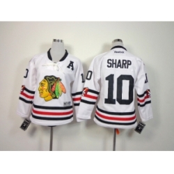 NHL Youth chicago blackhawks #10 Patrick Sharp white jerseys(2015 new classic)