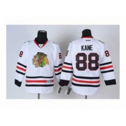 Youth Chicago Blackhawks 88# Kane White Jerseys