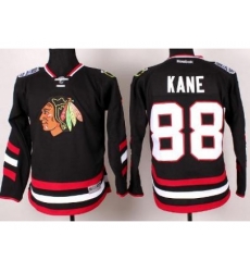 Youth Chicago Blackhawks 88 Patrick Kane Black 2014 Stadium Series Jersey