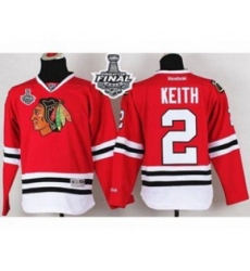 youth nhl jerseys chicago blackhawks #2 keith red[2015 winter classic]