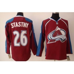 Colorado Avalanche #26 Stastny Red jersey