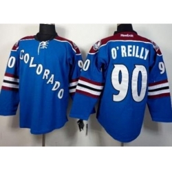 Colorado Avalanche 90 Ryan O'Reilly Blue Stitched NHL Jersey