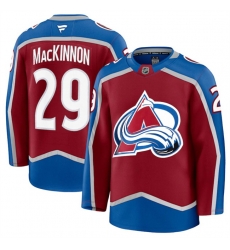 Men Colorado Avalanche Active Player Custom Burgundy 2024 25 Home Stitched Jersey