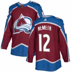 Youth Adidas Colorado Avalanche 12 Patrik Nemeth Premier Burgundy Red Home NHL Jersey 