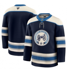 Men Columbus Blue Jackets Navy 2024 25 Alternate Stitched Hockey Jersey