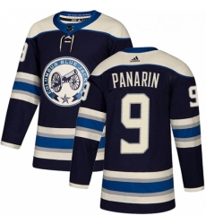 Youth Adidas Columbus Blue Jackets 9 Artemi Panarin Authentic Navy Blue Alternate NHL Jersey 