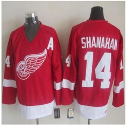 Detroit Red Wings #14 Brendan Shanahan Red CCM Throwback Stitched NHL jersey