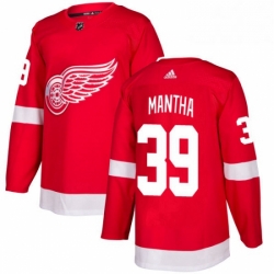 Mens Adidas Detroit Red Wings 39 Anthony Mantha Premier Red Home NHL Jersey 