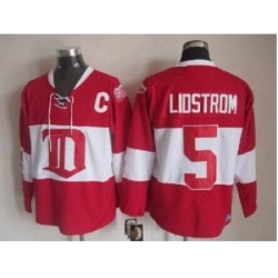 NHL Detroit Red Wings 5 lidstrom classic red jerseys