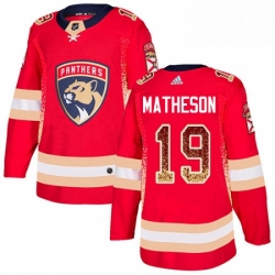 Mens Adidas Florida Panthers 19 Michael Matheson Authentic Red Drift Fashion NHL Jersey 