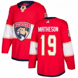 Youth Adidas Florida Panthers 19 Michael Matheson Premier Red Home NHL Jersey 