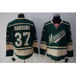 Minnesota Wild 37 Harding green Jerseys